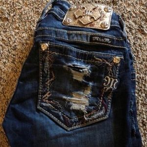 Size 23 Miss Me Skinny Jeans